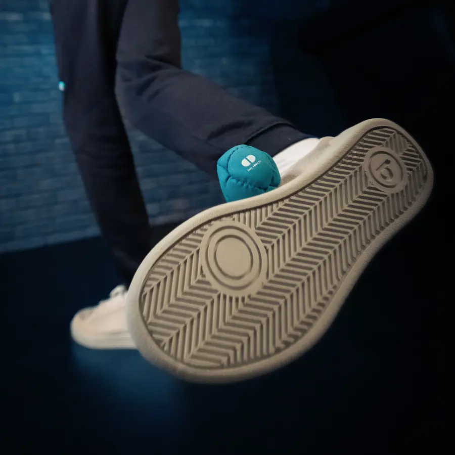 Intermediate hacky sack trick