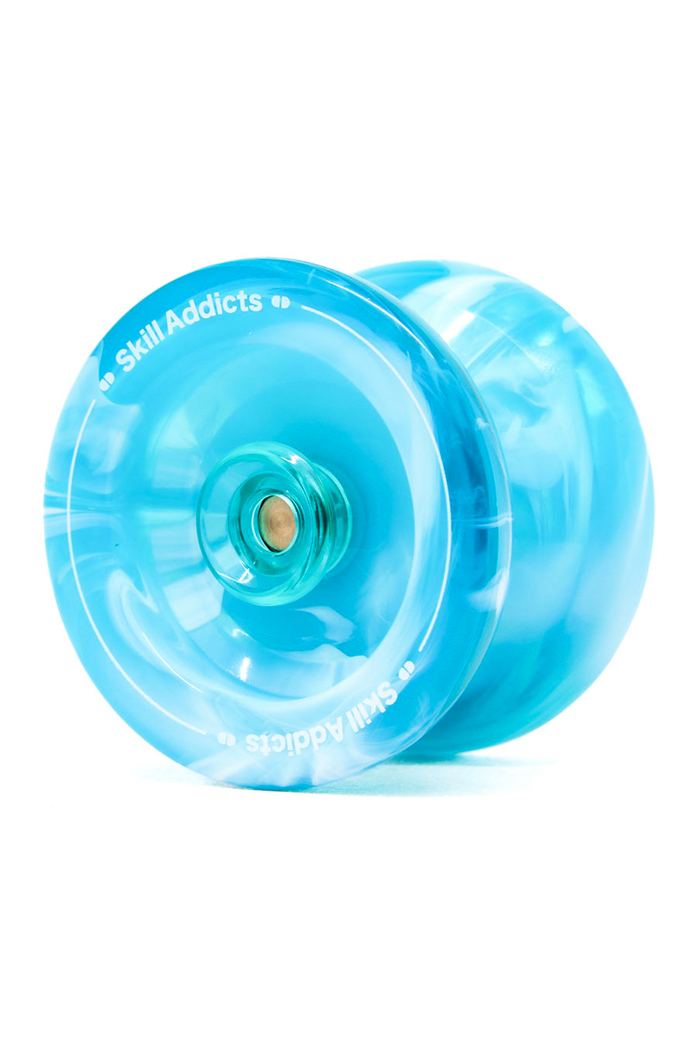 Starter YoYo Best Beginner Responsive Yo-Yo teal white marble Starter YoYo Best Beginner Responsive Yo-Yo teal white marble