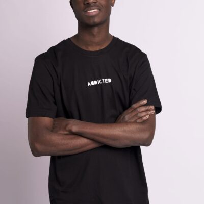 addicted t-shirt black