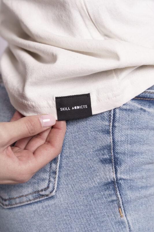 addicted t-shirt white