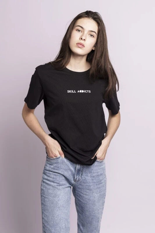 Skill Addicts Black T-shirt