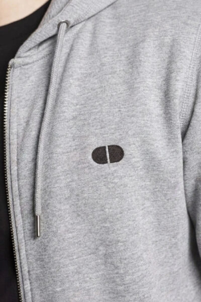 skilladdicts pill zipper hoodie grey