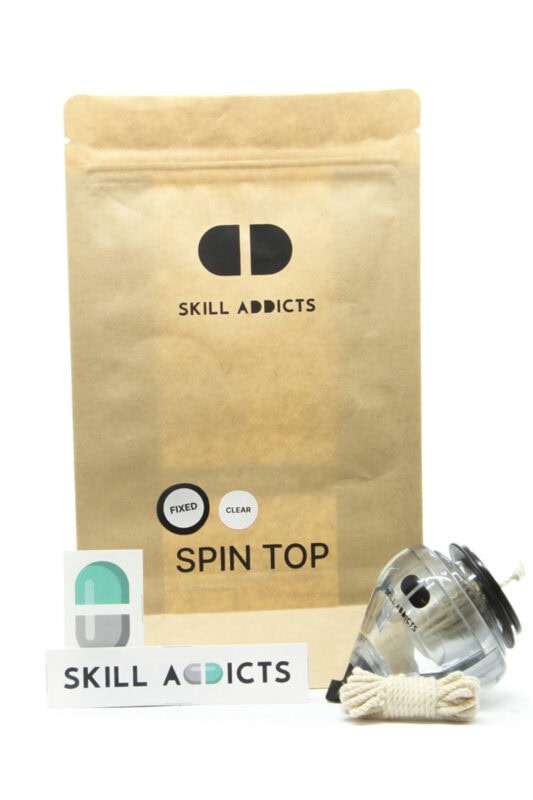 skill addicts fixed spin top