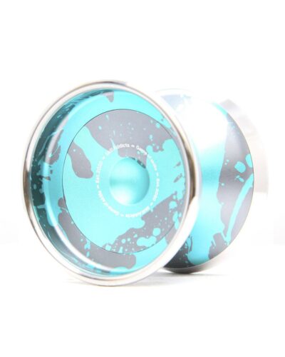 SkillAddicts Pro Yo‑Yo advanced unresponsive bimetal fingerspin yoyo teal grey splash