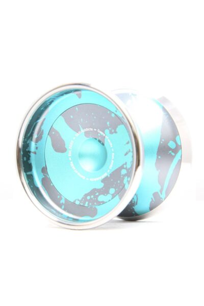 SkillAddicts Pro Yo‑Yo advanced unresponsive bimetal fingerspin yoyo teal grey splash