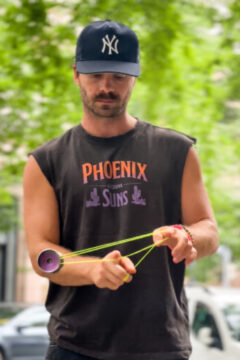 skilladdicts pro yoyo best yo-yo for tricks - black