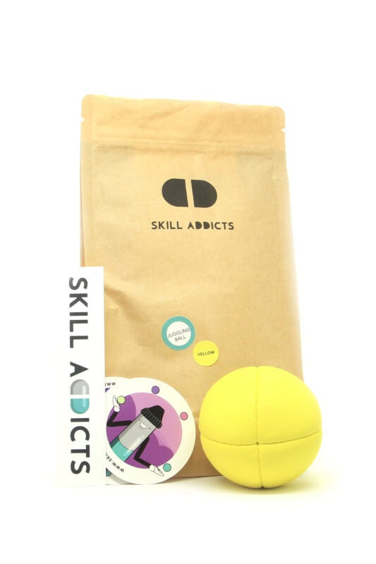 juggling ball yellow
