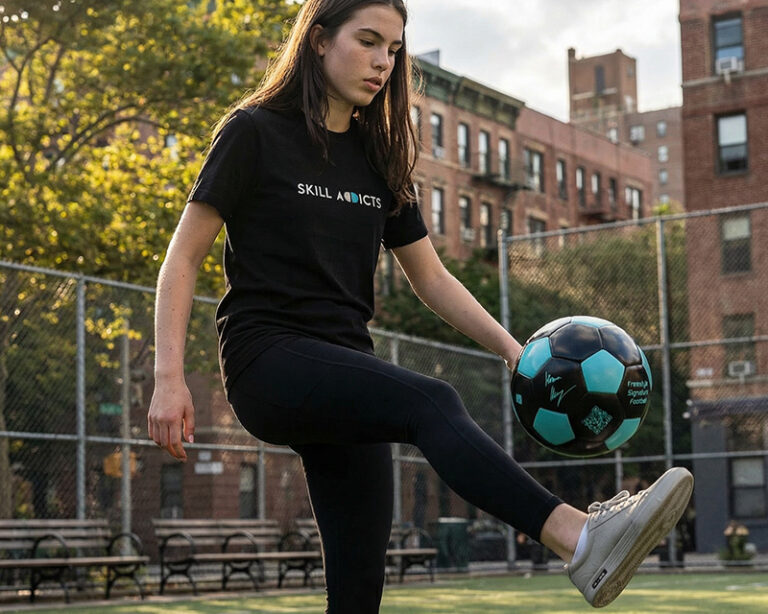 soccer juggling freestyle ball