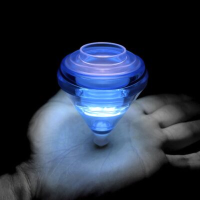 elec trick led light up spin top