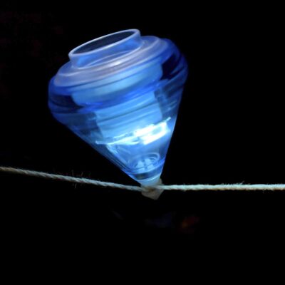 elec trick led light up spin top
