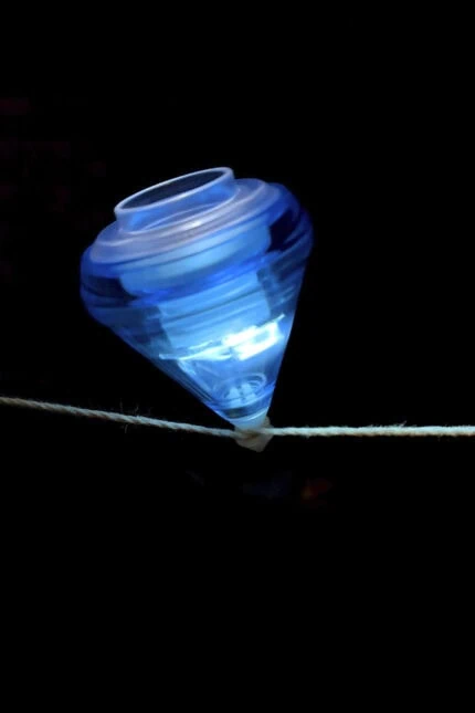 elec trick led light up spin top