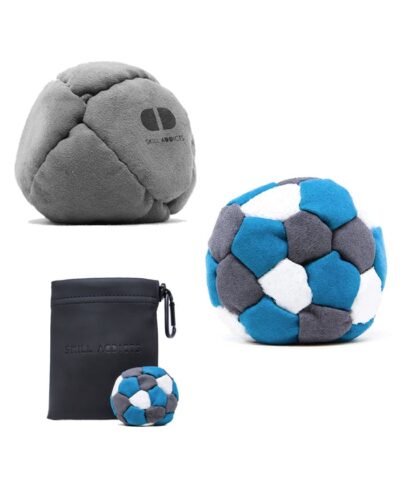 starter footbag set learn basic hacky sack tricks