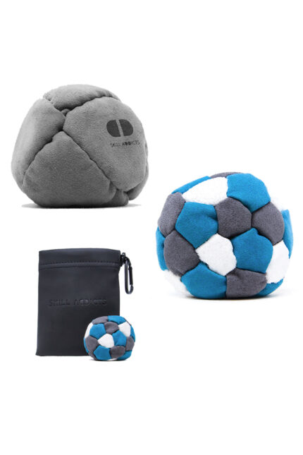 starter footbag set learn basic hacky sack tricks