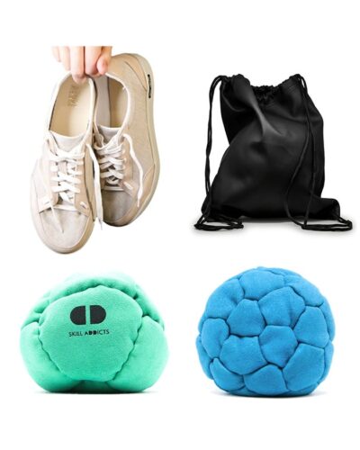 complete footbag set for the best hacky sack tricks