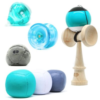 multi skill toy set learn yoyo spinning top kendama footbag juggling