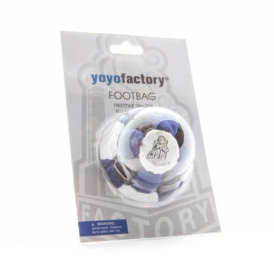 yoyofactory footbag blue hacky sack