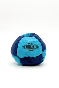 ceres hacky sack by planet footbag white blue