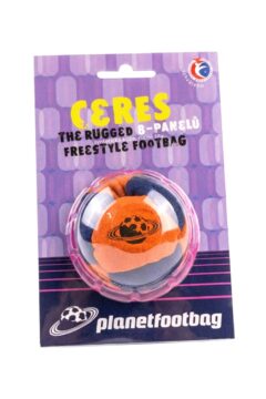 ceres hacky sack by planet footbag orange