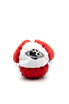 ceres hacky sack by planet footbag white red