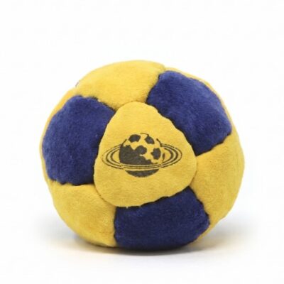 planet footbag pluto hacky sack yellow blue