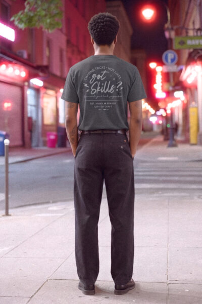 skilladdicts got skills t-shirt grey