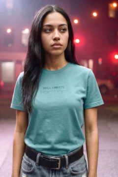 skilladdicts got skills t-shirt teal